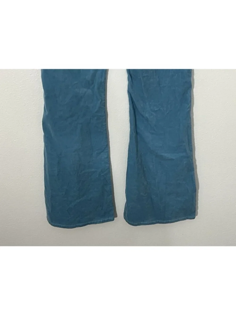 We The Free People Blue Corduroy Flare Pants Size 26